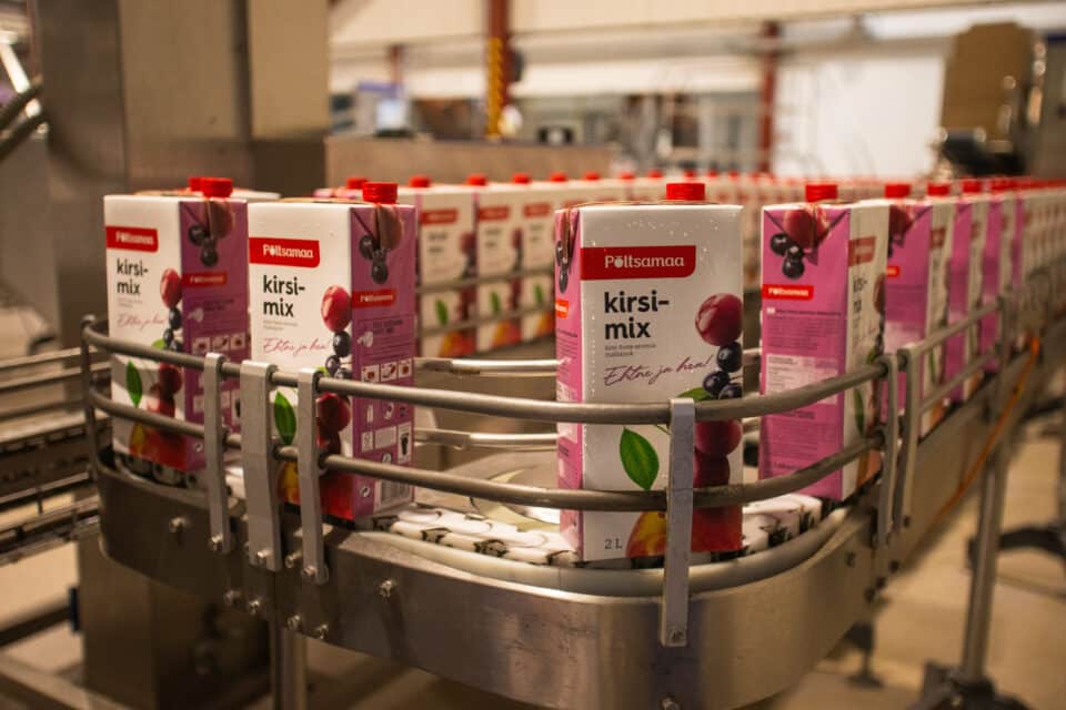 Tootmisliin Põltsamaa tehases.