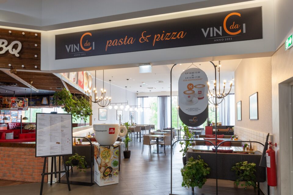 Da Vinci pasta & pizza restoran Pärnus. Ettevõte haldab kokku kaheksat söögikohta, mille käive kasvas mullu 6,6 miljoni euroni.