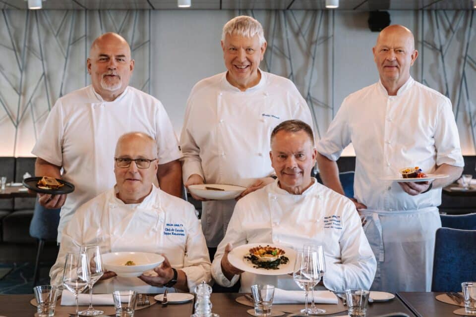 Menu Nordic Legacy viiekäigulise menüü road töötas välja viis Tallink Silja Line'i endist peakokka.